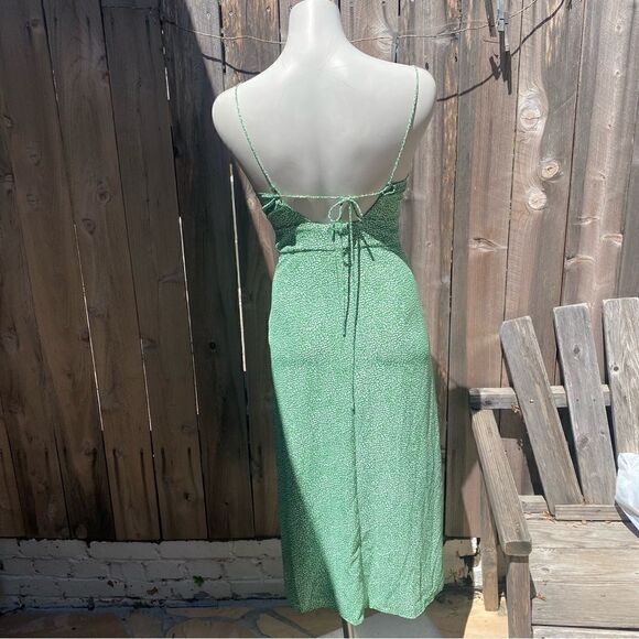 Zara Green Printed Midi Dress. Size XS - Picture 13 of 16